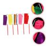 Cabilock 5pcs Boy Girl Dancing Ribbon Streamers for Rhythmic Gymnastics Performance Ribbons with Lightweight Handles for Dance Training Parties and Artistic Activities view 2
