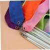 Cabilock 5pcs Boy Girl Dancing Ribbon Streamers for Rhythmic Gymnastics Performance Ribbons with Lightweight Handles for Dance Training Parties and Artistic Activities view 4