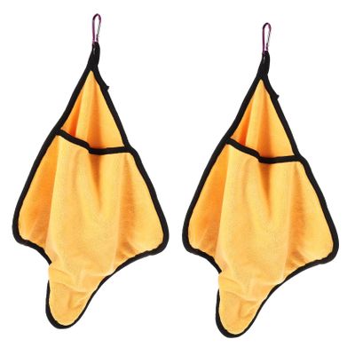 GOOHOCHY Durable Fishing Towels 2 Pack Skidproof Fishbone for Freshwater Saltwater Activities