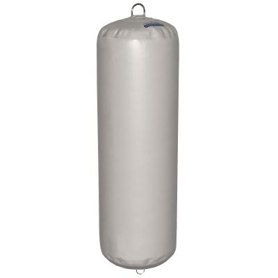 Inflatable Boat Fenders for Boats and Yachts Deflatable for Easy Storage - Designed Heavy Duty for Horizontal and Vertical Use - Light Gray - Medium