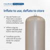 Inflatable Boat Fenders for Boats and Yachts Deflatable for Easy Storage - Designed Heavy Duty for Horizontal and Vertical Use - Light Gray - Medium view 4