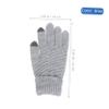 CALLARON Touch Screen Gloves for Women Woolen Knitted Gloves Cellphone Tablet Accessory Grey Warm and Elastic view 3
