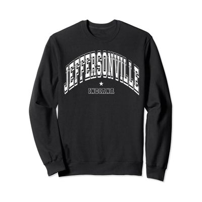 Throwback Jeffersonville Indiana IN Classic Souvenir Sweatshirt