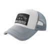 Oingoo Only Hell My Mama-Raiseds Mesh Cap Men Women Baseball Cap Trucker Hat Sports Cap Gray view 2