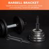 POPETPOP Dumbbell Weight Plate Bar for Home Gym Sturdy Steel Barbell Pad Unload Grip Strength Trainer Fitness Accessory view 3