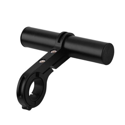 WHAMVOX Bike Handlebar Extension Mount Multi-function Aluminium Alloy Extender for Accessories Lightweight and Durable Easy to Install for Cycling Black