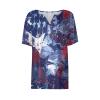 AAZJSS Summer Tops for Women 2024 July 4Th Outfit Women Patriotic Tops for Women Womens Red White and Blue Shirts Red and White Outfits for Women Patriotic Shirts American Flag Shirts for Women view 4