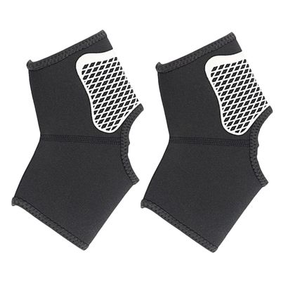 FRCOLOR 2pcs Breathable Ankle Support Sleeve for Sports Lightweight Ankle Brace for Injury Prevention Running Basketball and Weightlifting
