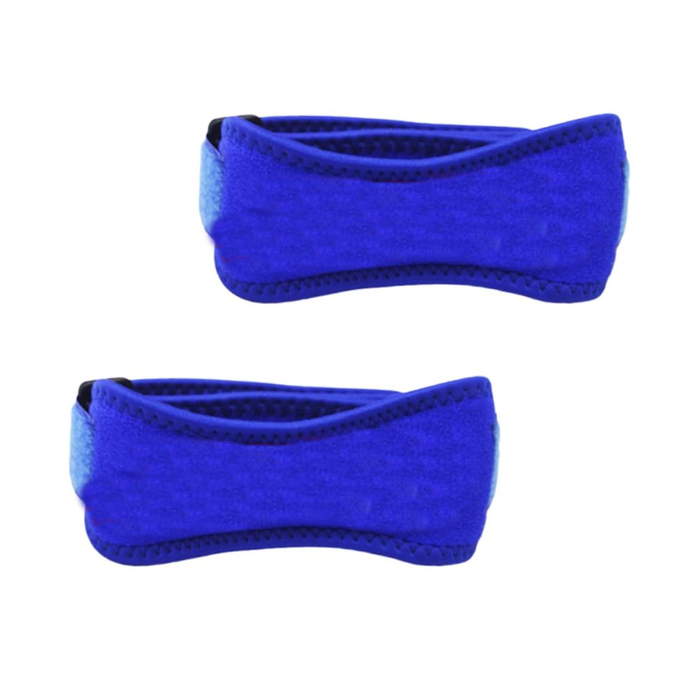 FRCOLOR 2pcs Breathable Patella Strap Knee Pad for Sports Adjustable Cushion for Running Basketball and More Material for Enhanced Comfort and Stability