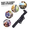 1set Mini Bike Pump Handheld Tire Inflator Ergonomic Design for Easy Use High Pressure for Road and Mountain Bicycles Compatible and French Valves Convenient and Durable view 2