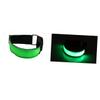 POPETPOP 4pcs Led Reflective Armbands Fluorescent Safety Wristbands for Running Jogging Dog Walking and Outdoor Activities Visibility Batteries Included view 4