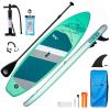 Inflatable Stand Up Paddle Board, with Premium Paddle Board Accessories and Waterproof Phone Bag, 33" Wide Stable Design, Non-Slip Comfort Deck for Youth & Adults view 1