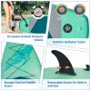 Inflatable Stand Up Paddle Board, with Premium Paddle Board Accessories and Waterproof Phone Bag, 33" Wide Stable Design, Non-Slip Comfort Deck for Youth & Adults view 4