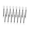 Milisten 15pcs Keychain Retractable Ropes Pole Protection Ropes for Fishing Camping Security Tools view 1