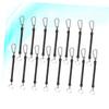 Milisten 15pcs Keychain Retractable Ropes Pole Protection Ropes for Fishing Camping Security Tools view 3