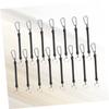 Milisten 15pcs Keychain Retractable Ropes Pole Protection Ropes for Fishing Camping Security Tools view 4