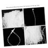 Angoily Hanging Tag Hanger Tag Ropes Glue Needles for Clothing Labels Loop Label Ties for Craft Shows view 3
