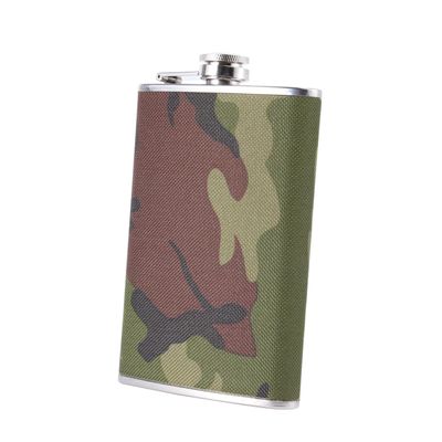 DECHOUS Stainless Steel Mini Wine Bottle Oxford Cover Flask for Outdoor Family Gatherings