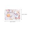 Ciieeo Coastal Rug Beach Mat Non-Slip Bath Door Mat Kitchen Rug Thick for Home Decor Stones Shells view 3