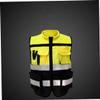 POPETPOP Reflective for Cycling Running Jogging XXL Yellow Black Washable Cloth Gear for High Visibility Day Night for Runners Hikers and Traffic Control view 3