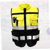 POPETPOP Reflective for Cycling Running Jogging XXL Yellow Black Washable Cloth Gear for High Visibility Day Night for Runners Hikers and Traffic Control view 4
