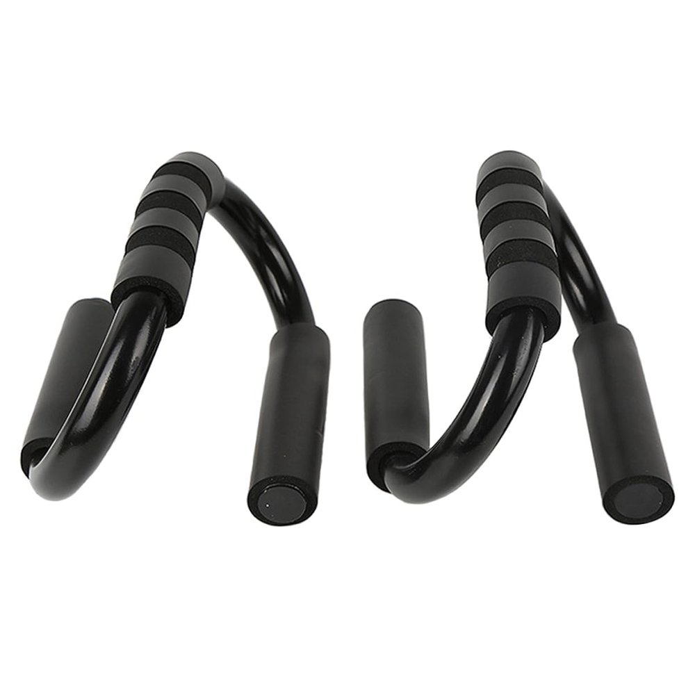 VANZACK 1pair Push- Black Handles for Chest and Abdominal Training Non- Rack for Home Fitness Exercise Equipment for Strength and Stability