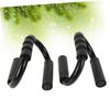 VANZACK 1pair Push- Black Handles for Chest and Abdominal Training Non- Rack for Home Fitness Exercise Equipment for Strength and Stability view 2
