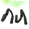 VANZACK 1pair Push- Black Handles for Chest and Abdominal Training Non- Rack for Home Fitness Exercise Equipment for Strength and Stability view 4