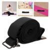 VANZACK Yoga Resistance Stretch Strap Tension Band for Flexibility Stability and Posture for Yoga Fitness and Physical Therapy Black view 3