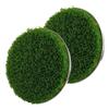 Golf Hole Cup Putting Green for Backyard Practice Putting Green Hole Simulated Lawn and Metal Base(2 Pieces) view 1