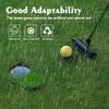 Golf Hole Cup Putting Green for Backyard Practice Putting Green Hole Simulated Lawn and Metal Base(2 Pieces) view 3