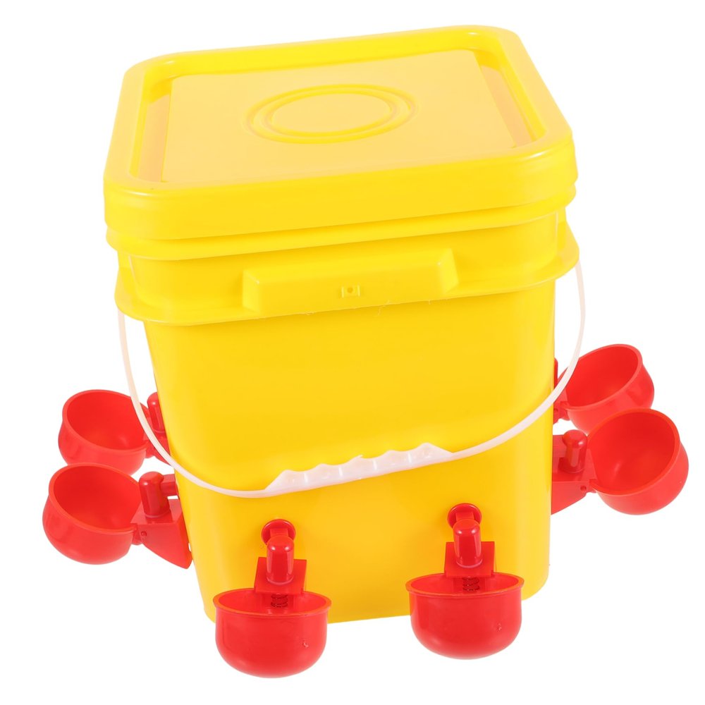 FUNOMOCYA Multi-Functional Feeder Chick Feeder Easy to Clean Design Chicken Supplies