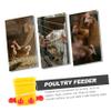 FUNOMOCYA Multi-Functional Feeder Chick Feeder Easy to Clean Design Chicken Supplies view 4