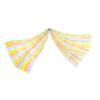 Zerodeko Party Backdrop Macaron Rain Silk Fringe Photo Decor Birthday Celebration Streamer Curtain view 1