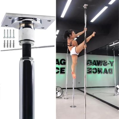 Desirelux Removable 45mm Dance Pole Gym Party Club Exercise Fitness, Portable Dance Pole Kit, Static Spinning Pole Dancing Pole Strip Poles for Home (Size : 2.3M-3.4M/7.5FT-11FT)