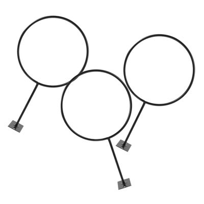 Yardwe 3pcs Basketball Room Decor Wall Mount Basketball Holder Sports Balls Display Sturdy Rack