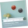 Yardwe 3pcs Basketball Room Decor Wall Mount Basketball Holder Sports Balls Display Sturdy Rack view 4