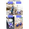 Camping Toilet Portable Toilets for Adults Portable Toilet Outdoor Bags for Home Indoor Garbage Can with Cover Elderly Seat Stool Fishing Bucket Emergency for Car Travel Outdoor (pink,23x28x24cm) view 3