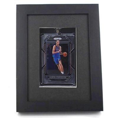 6"X8"Card Display Case,Baseball Card Display,Wood HD GlassTrading Card Display Case,for,Sports,Baseball,Basketball,Hockey(Black).  