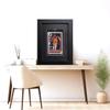 6"X8"Card Display Case,Baseball Card Display,Wood HD GlassTrading Card Display Case,for,Sports,Baseball,Basketball,Hockey(Black).   view 3