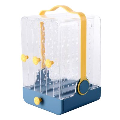 SAFIGLE 1pc Transparent Jewelry Storage Box Jewelry Holder Necklace Organizer for Earrings Bracelets and More Compact Design for Home and Travel Use