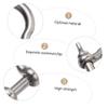 Mobestech 4pcs Stainless Steel D-Shaped Shackles for Lifting Horseshoe Shape Metal Shackles for Rigging and Recovery Applications view 4