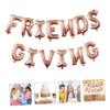 HAPINARY 1set Aluminium Foil Friends Giving Balloons Party Balloons for Memorable Photos for Wall Decor and Celebrations view 1