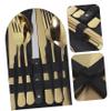 ABOOFAN 1set Stainless Steel Camping Utensils with Portable Storage Bag Cutlery for Outdoor Dining Includes Fork Spoon Knife and Chopsticks Ergonomic Design for Comfort view 4
