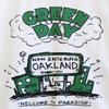 Dress Code Authentic Green Day T-Shirts - Unisex Welcome to Paradise White Color T-Shirt by Rock Off - Featuring Iconic Designs for True Fans (Small) view 2