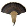 Carved Turkey Tail Mounting Kit w/ Beard and Spur Display Options - Customizeable for All Species! (Quarter-Sawn Oak)