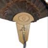 Carved Turkey Tail Mounting Kit w/ Beard and Spur Display Options - Customizeable for All Species! (Quarter-Sawn Oak) view 2