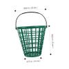Yardwe Range Balls Holder Golf Ball Basket Handle Golf Bucket for Outdoor Use for Clubs and Heavy Use view 2