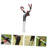 SUPVOX 360degree Rod Rack for Fishing Pole Stand for Surf Casting Fishing Gear Easy to Use Holder for Bank Lake Stream view 3