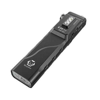 RovyVon Angel Eyes E30 Pro Rechargeable Flat EDC Flashlight - 3500 Lumens with Blacklight Red White Side Lights, Proximity Sensor, IPX8 Waterproof Pocket Light